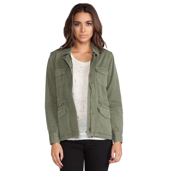 Revolve Lily Aldridge for Velvet military jacket M - Picture 5 of 12